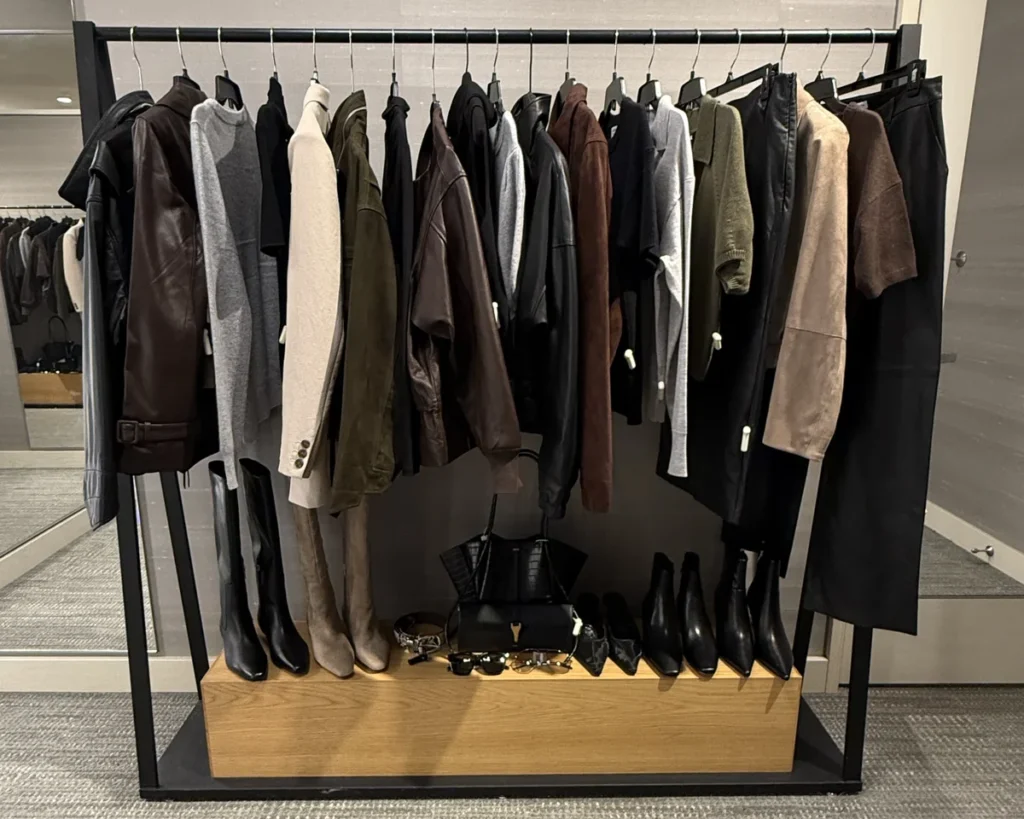 Nordstrom Anniversary Sale fall clothing haul flat lay