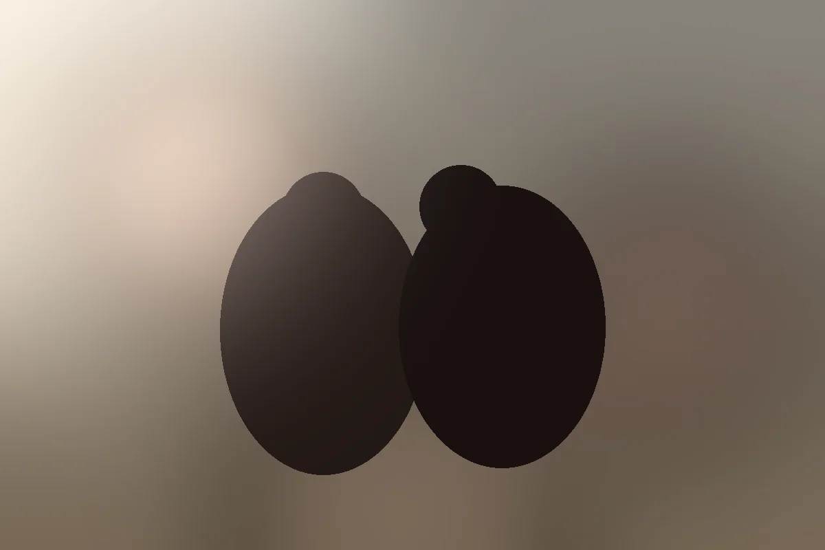 Warm abstract illustration of two women embracing