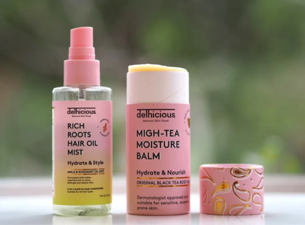 Delhicious High Tea Moisture Balm and Hair Oil Mist