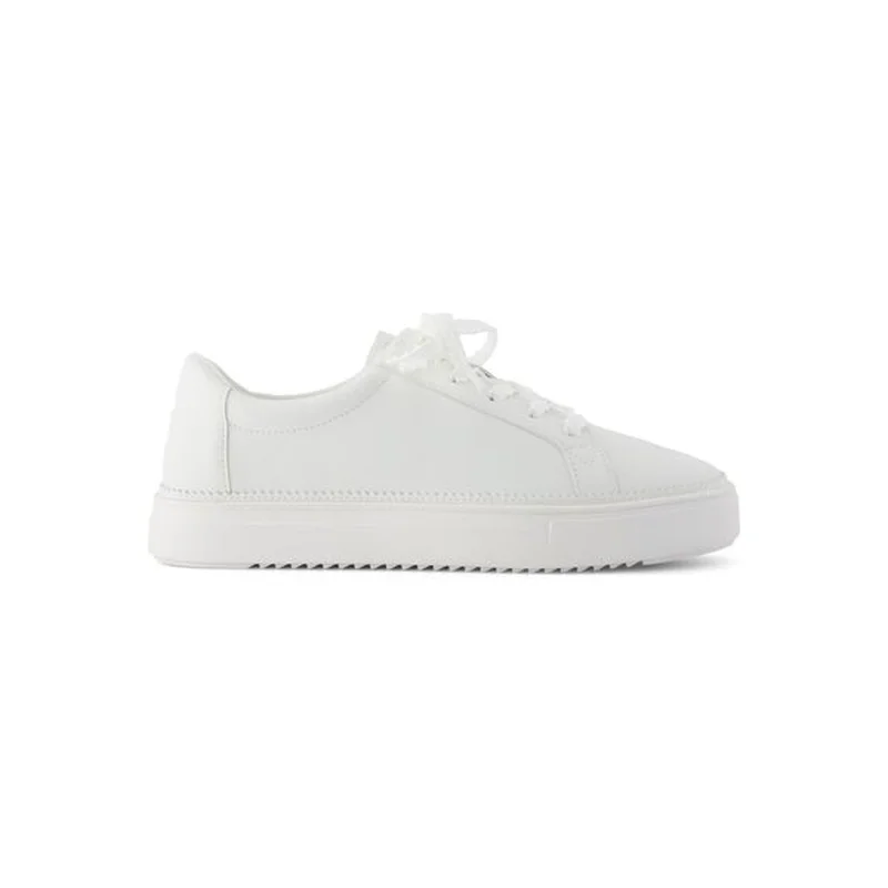 Plain white TOMS Izzy low-top sneaker under $100