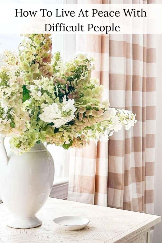 Peaceful floral arrangement in soft light with gentle pastel tones