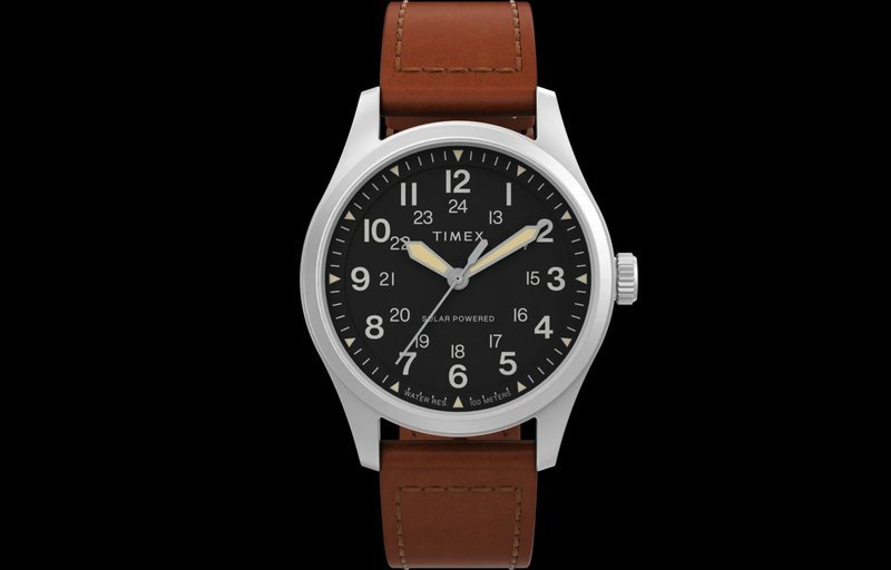 Timex Expedition Field Post Solar 36mm with leather strap
